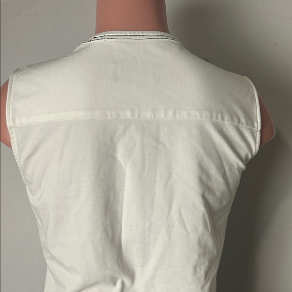 Karl Lagerfeld Paris Women’s Sleeveless Half ZipFront Stretch Size SP - Picture 5 of 7